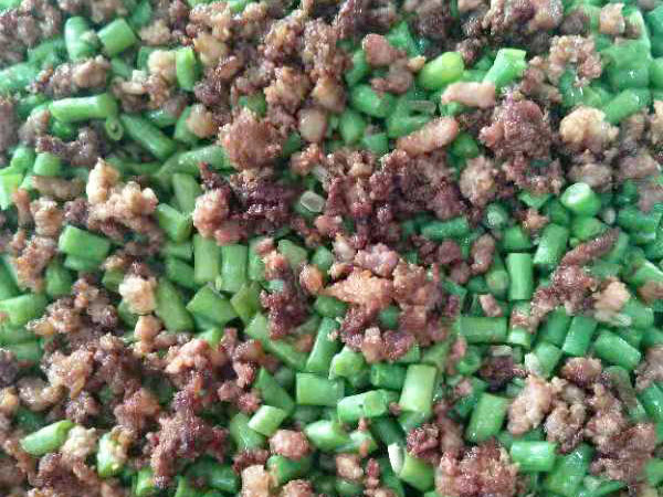 豆角肉沫