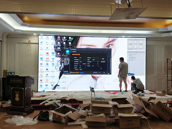 酒店户内P3全彩大屏幕工程