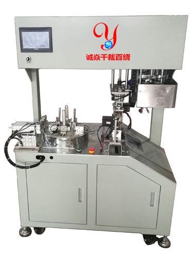 2018新款中圆圈双伺服绕线扎线机CY-RT-02M