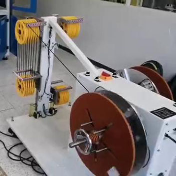 感应线裁线脱皮绕线扎线机
