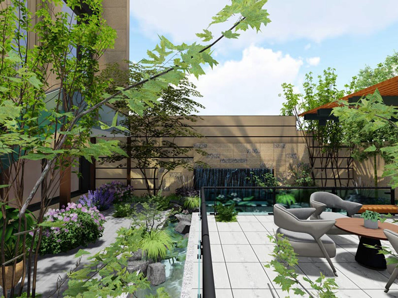 别墅庭院参考图