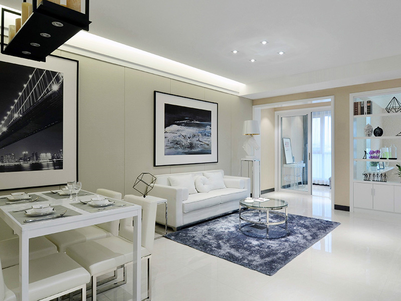 现代平层二居室