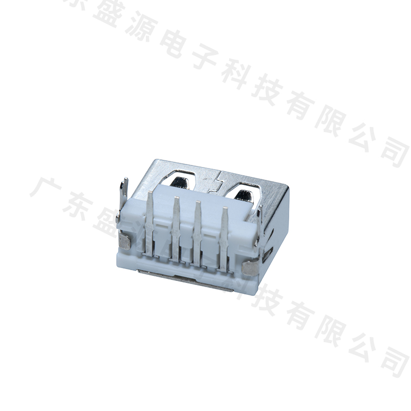 SY-91USB01-691 (10壳长 USB90度 后插 6.3 直边)