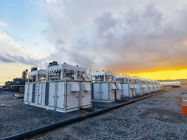 新疆油田伴生气开发与利用项目（8*1MW燃气发电机组）