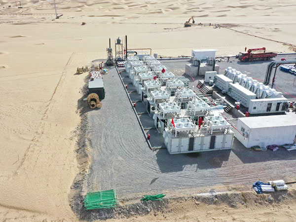 新疆油田伴生气开发与利用项目（8*1MW燃气发电机组）