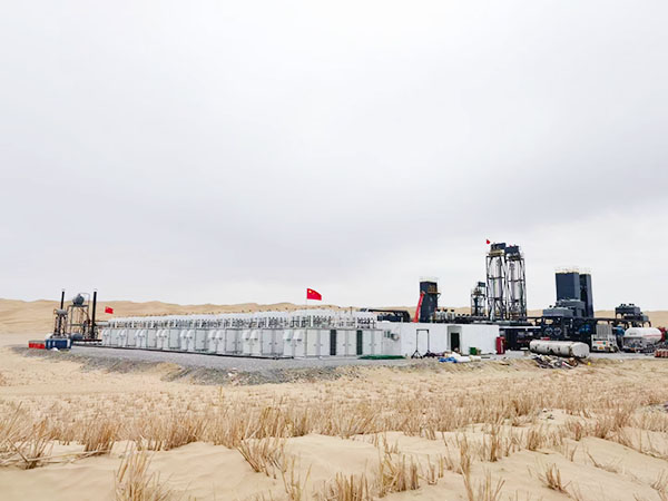 新疆油田伴生气开发与利用项目（8*1MW燃气发电机组）