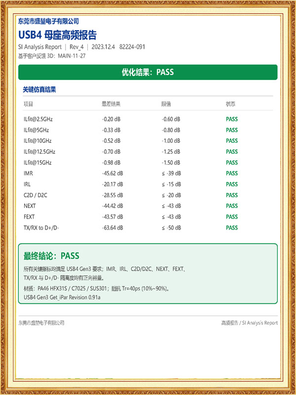 认证报告