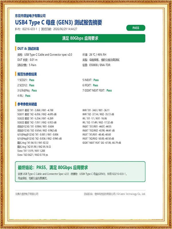 认证报告