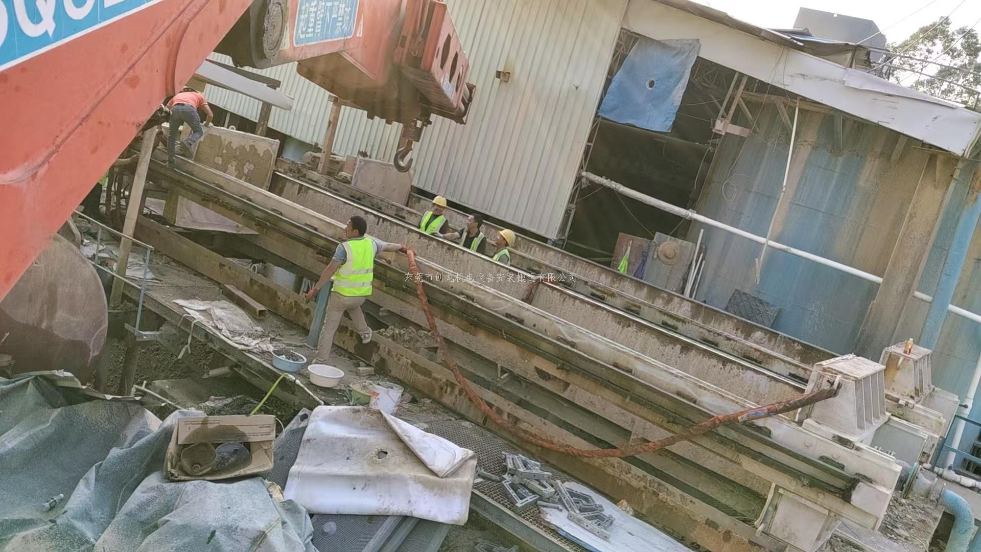 东莞创龙搬迁清溪沙场吊装作业纪实