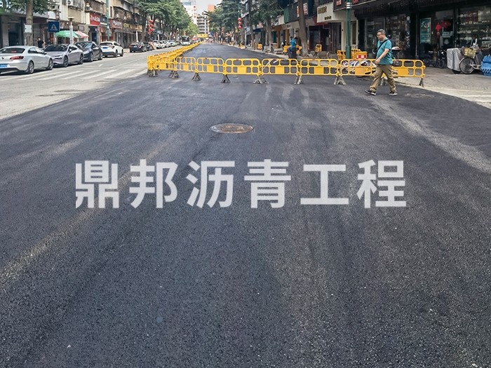 市政道路施工现场