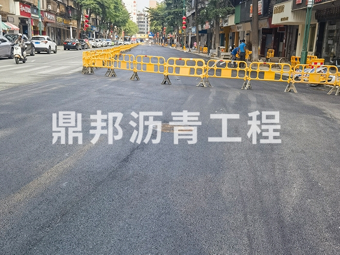 市政道路施工现场