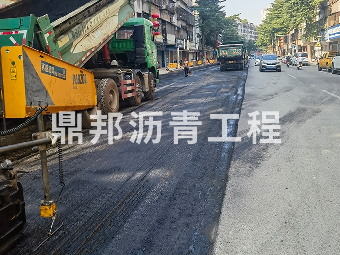 市政道路施工现场