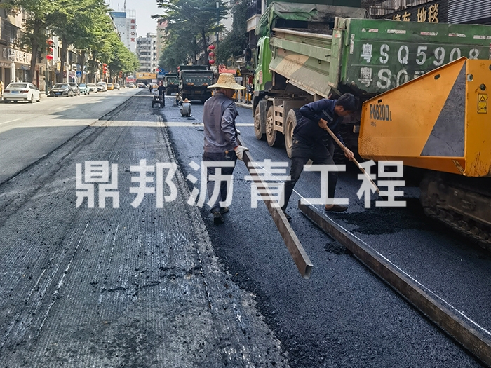市政道路施工现场