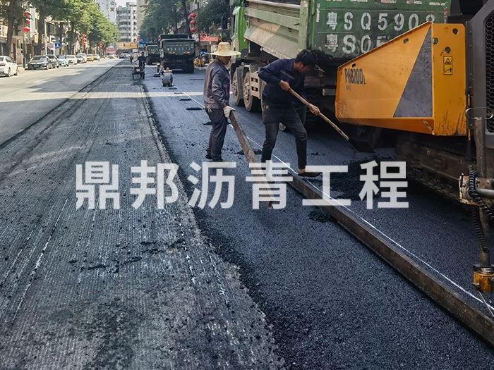 市政道路施工现场