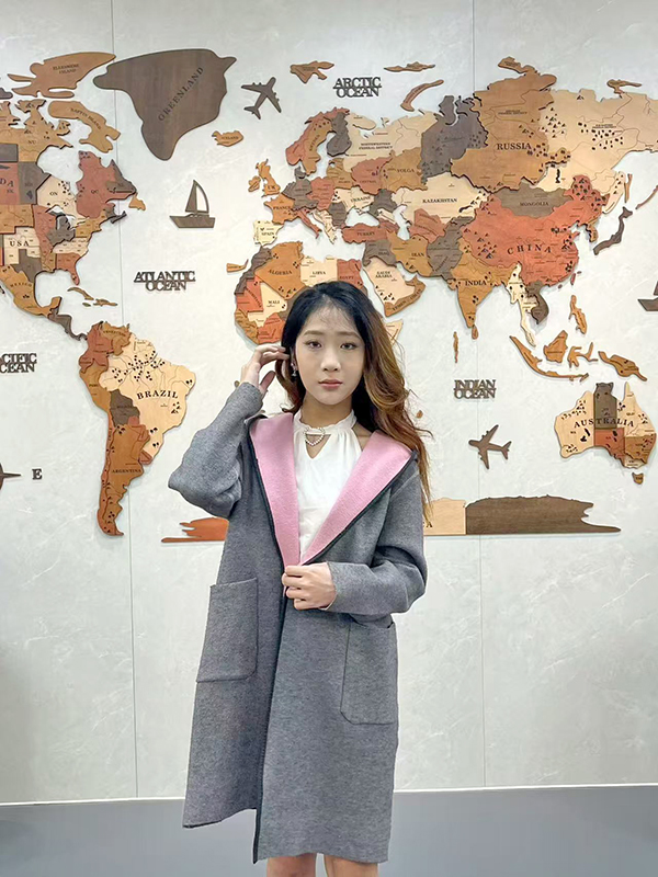 韩国AB面羊毛大衣