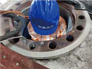 低压旁路阀阀座修复中