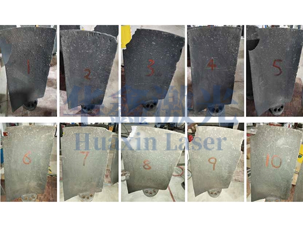 送风机叶片修复前