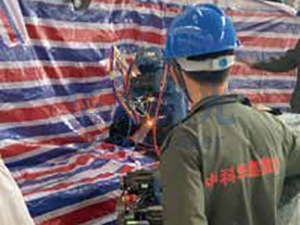 缸内发电机轴颈激光增材中