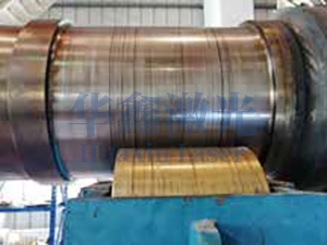 汽轮机轴颈修复前