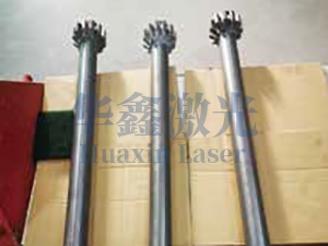 高压调门阀杆激光强化后