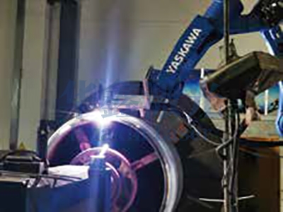 中压调门密封面开裂修复中