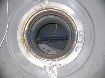 高主阀座激光熔覆后