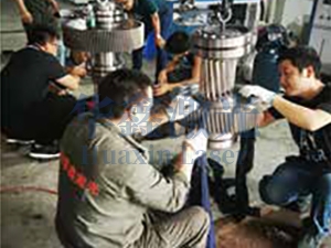 齿轮修复后安装