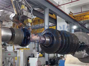 离心压缩机转子激光熔覆中