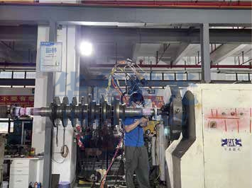 离心压缩机 转子激光熔覆准备中1