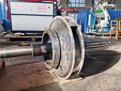 重油催化油浆泵转子修复后