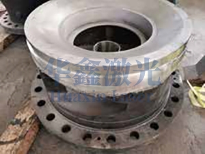 重油催化油浆泵泵泵盖修复后