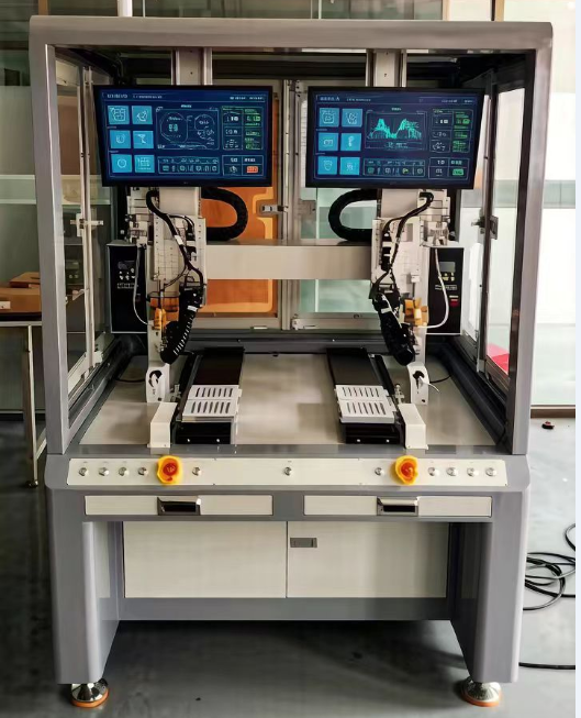 双拼光学定位摄像MES自动焊锡机