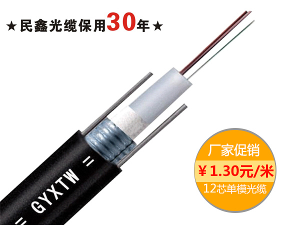 12芯中心束管式室外单模光缆