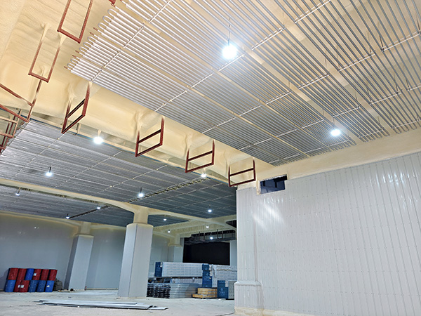 大型鮑魚基地冷庫施工