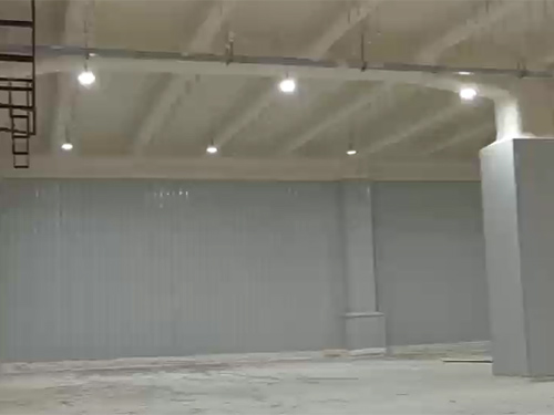 大型鮑魚基地冷庫(kù)施工視頻