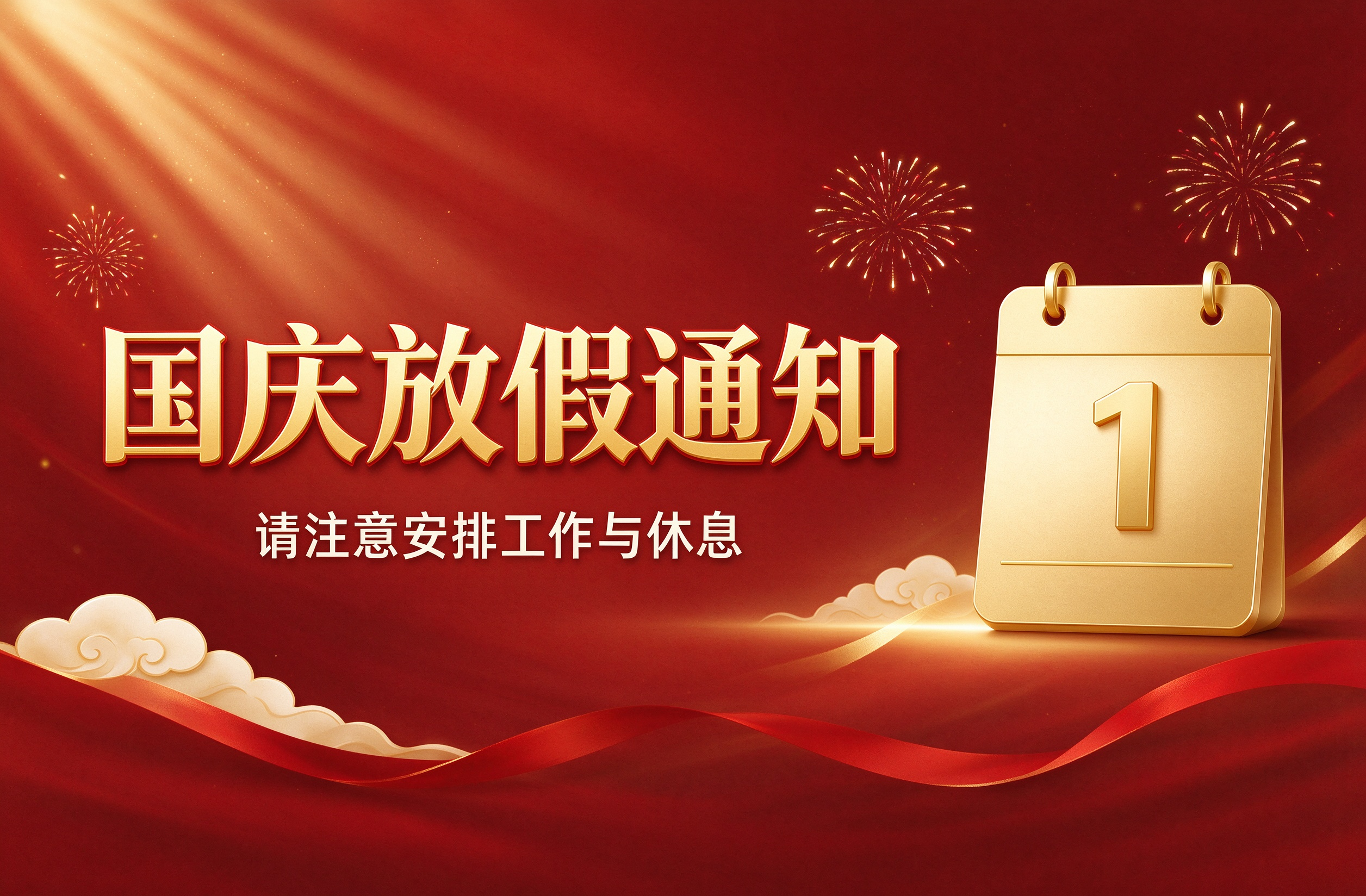 2026 年国庆节放假通知
