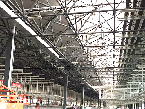 一汽大眾車間網(wǎng)架工程