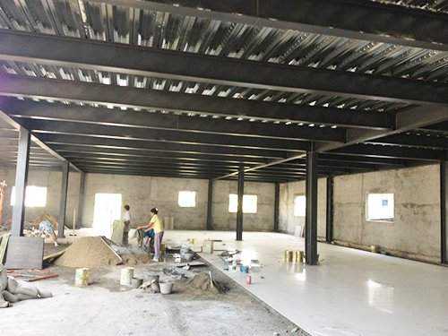 二層鋼結(jié)構(gòu)廠房案例