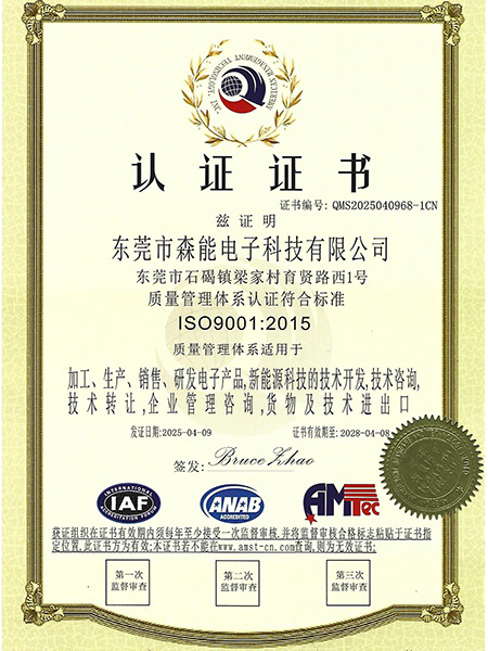 ISO9001：2015 中文