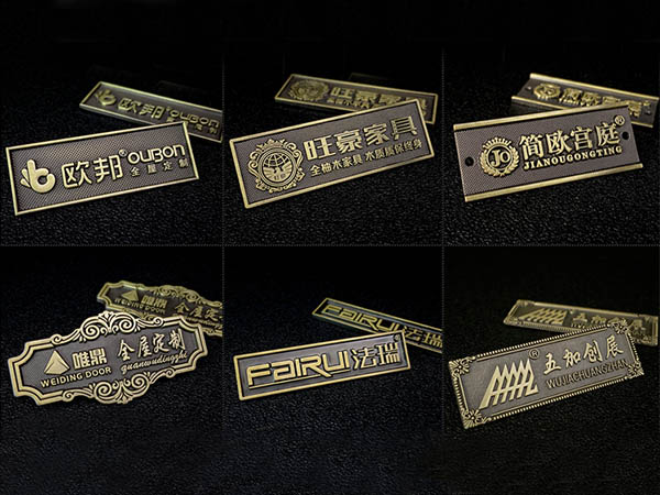 鋅合金標牌安裝