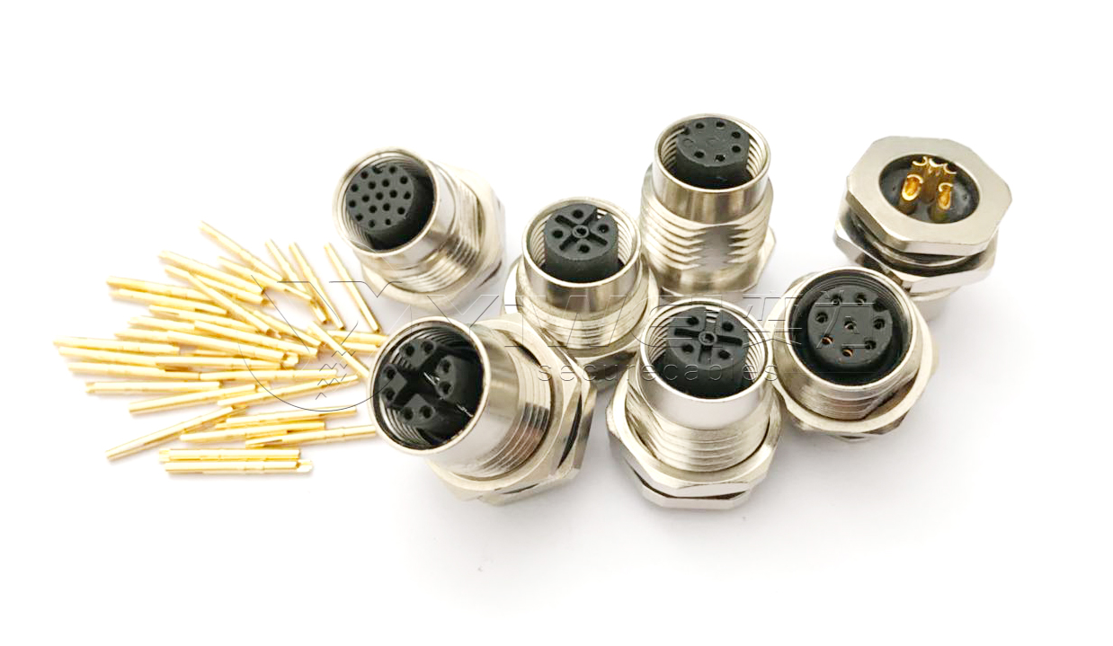 M12防水连接器A|B|D|X|P|Y型键位