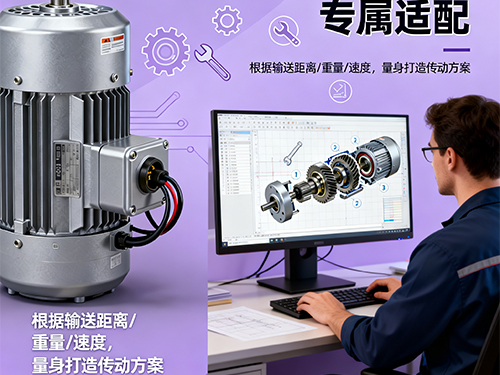 齿轮减速电机适配输送机:低速大扭矩,输送更平稳