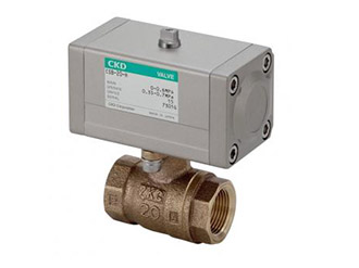 蒸气用气控式球阀2通阀（紧凑型旋转阀）