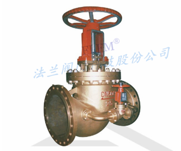 氧气管道专用铜截止阀YTJ41W（外旁通阀型）