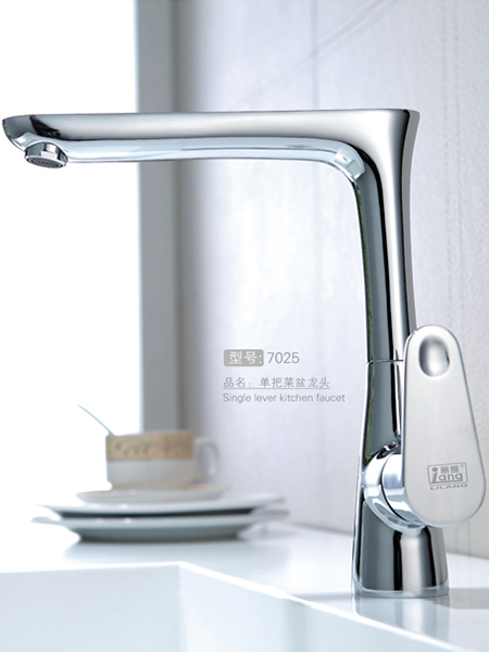 7字单把菜盆龙头生产 #7025