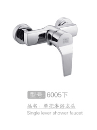 雅格高级单把淋浴龙头 #6005下