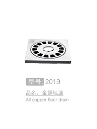丽朗全铜地漏 #2019