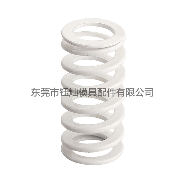 JIS标准高压缩量白色合金钢弹簧CSWR