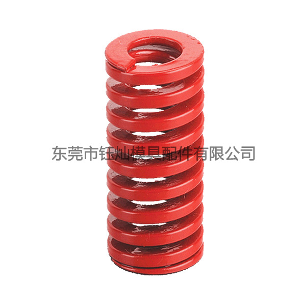 厂家直销JIS标准红色矩形弹簧CSWM