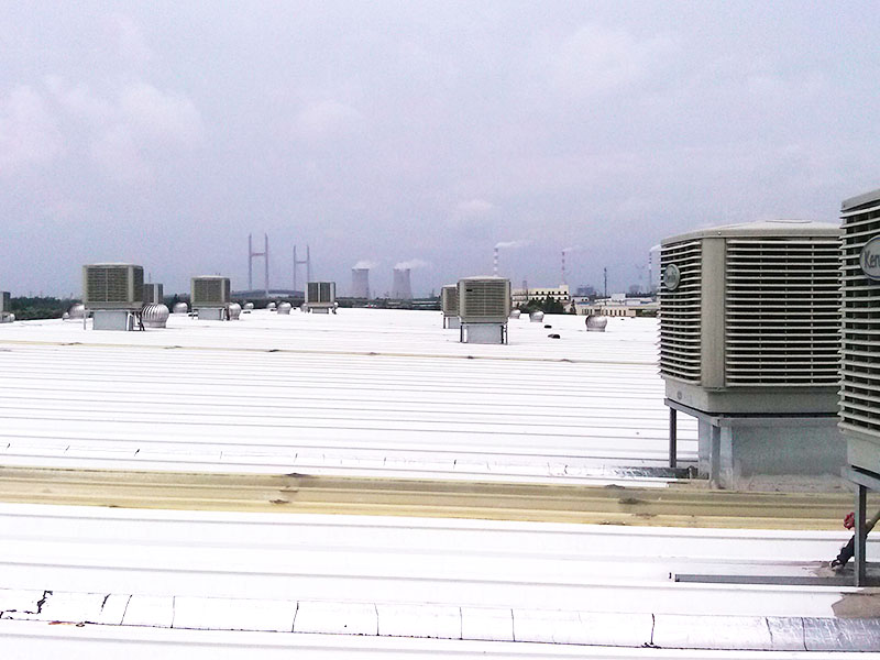 顺风快递上海分拣中心环保空调案例